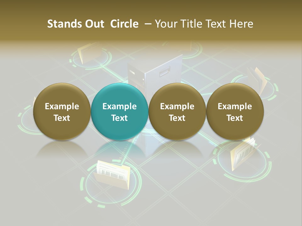 Yellow Hosting Page PowerPoint Template