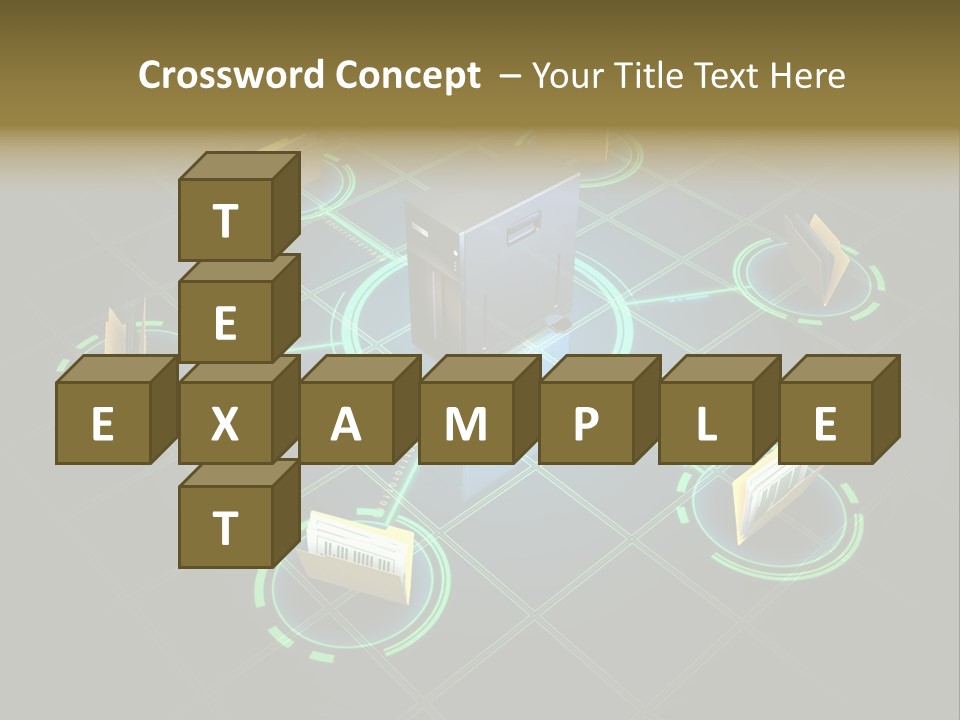 Yellow Hosting Page PowerPoint Template