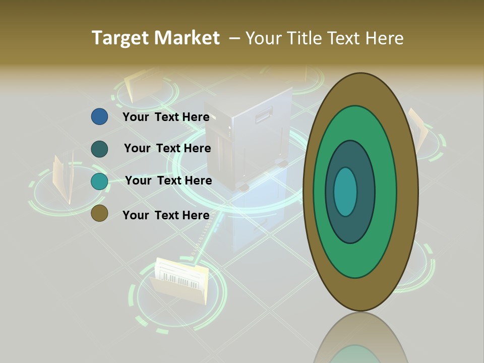 Yellow Hosting Page PowerPoint Template