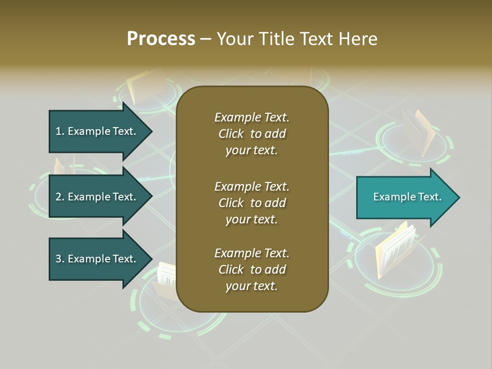 Yellow Hosting Page PowerPoint Template