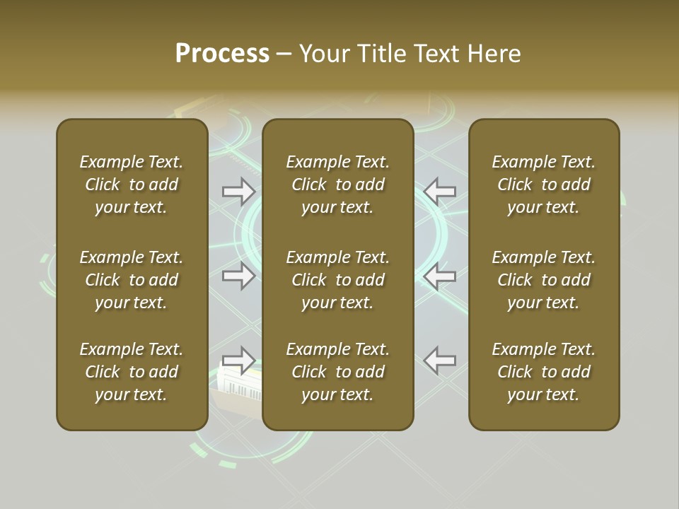 Yellow Hosting Page PowerPoint Template