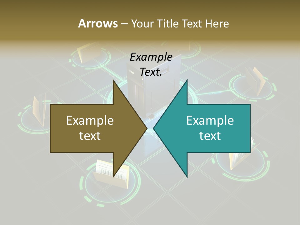 Yellow Hosting Page PowerPoint Template