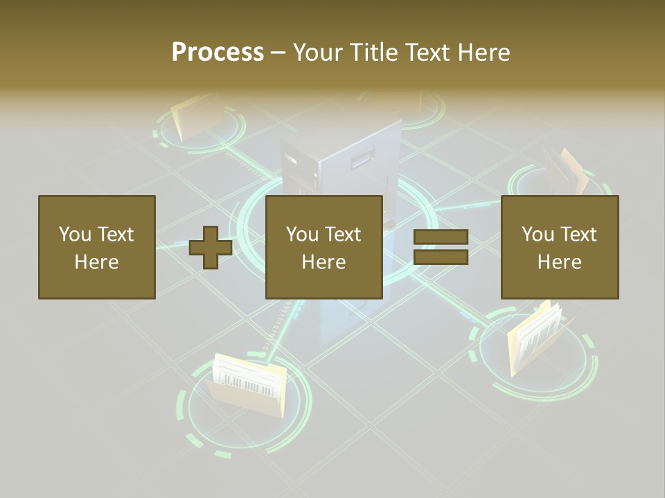 Yellow Hosting Page PowerPoint Template
