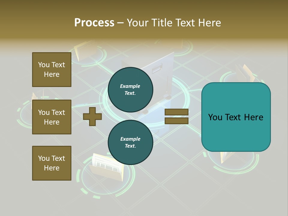 Yellow Hosting Page PowerPoint Template