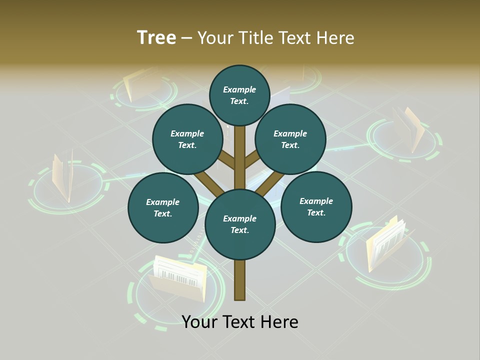 Yellow Hosting Page PowerPoint Template