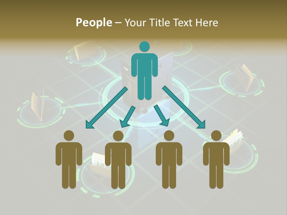 Yellow Hosting Page PowerPoint Template