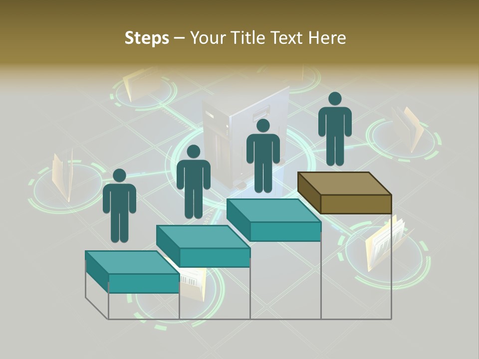 Yellow Hosting Page PowerPoint Template