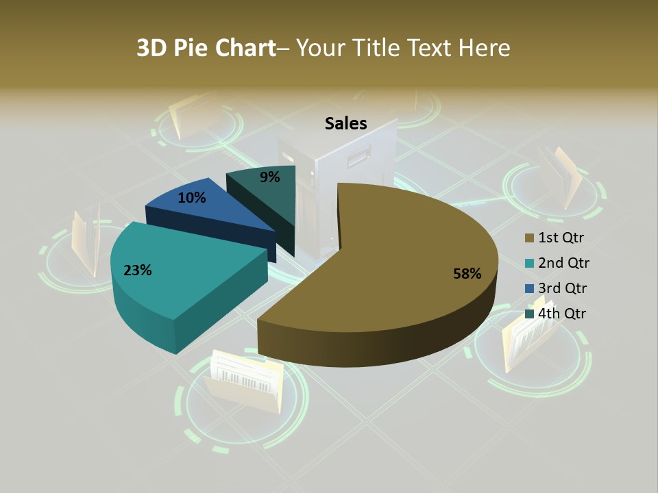 Yellow Hosting Page PowerPoint Template