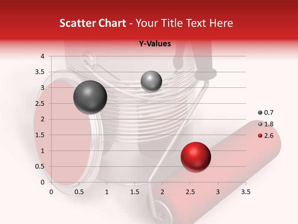 A Red Paint Can With A Brush On Top Of It PowerPoint Template