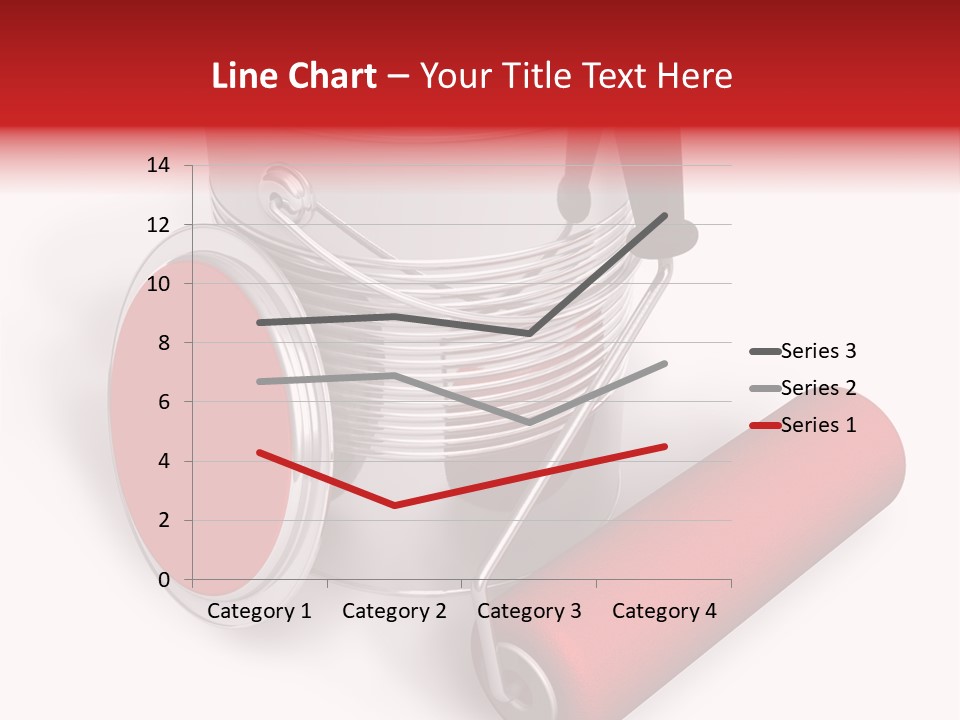 A Red Paint Can With A Brush On Top Of It PowerPoint Template