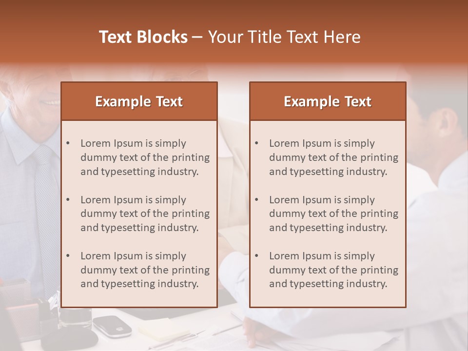 A Group Of People Shaking Hands At A Table PowerPoint Template