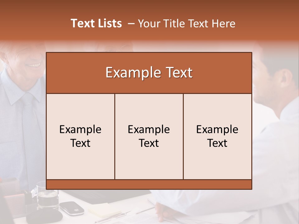 A Group Of People Shaking Hands At A Table PowerPoint Template