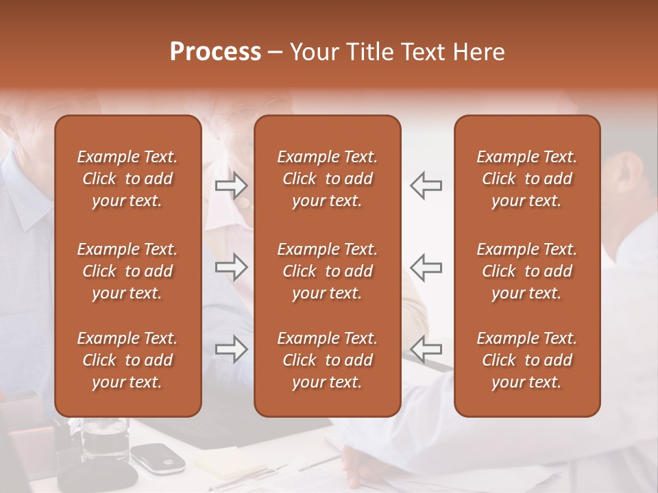 A Group Of People Shaking Hands At A Table PowerPoint Template