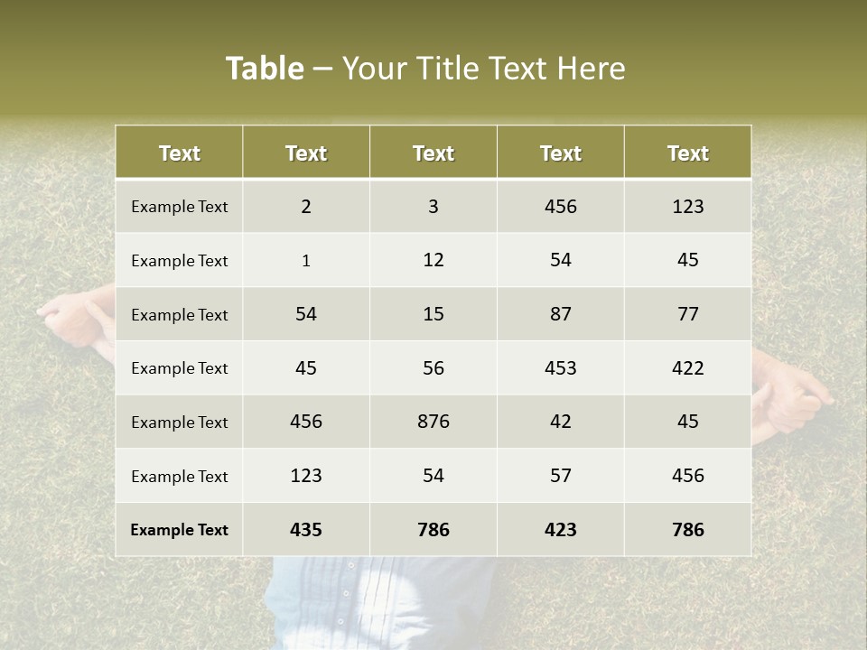 Clouds Summer Soil PowerPoint Template