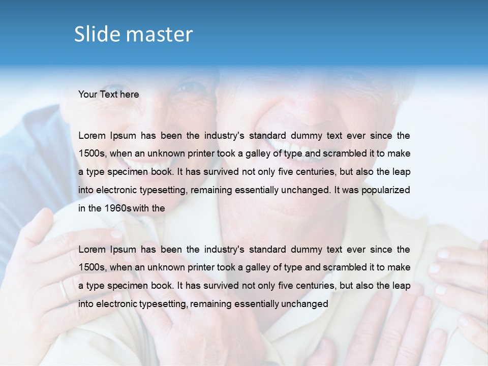 Calmness Simplicity Line PowerPoint Template