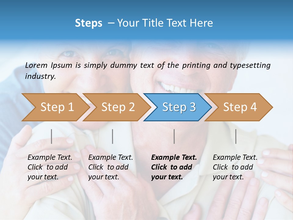 Calmness Simplicity Line PowerPoint Template