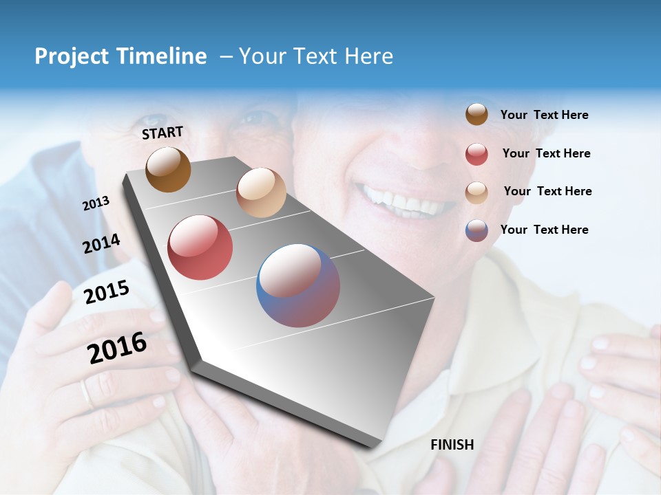 Calmness Simplicity Line PowerPoint Template