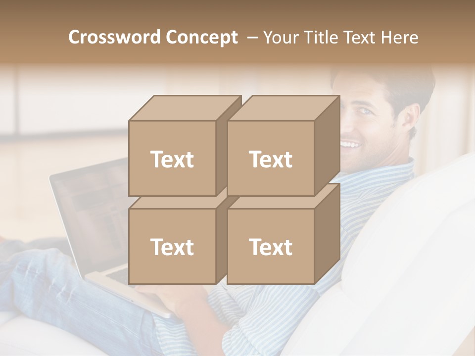 Aquarium Female Snorkeler PowerPoint Template