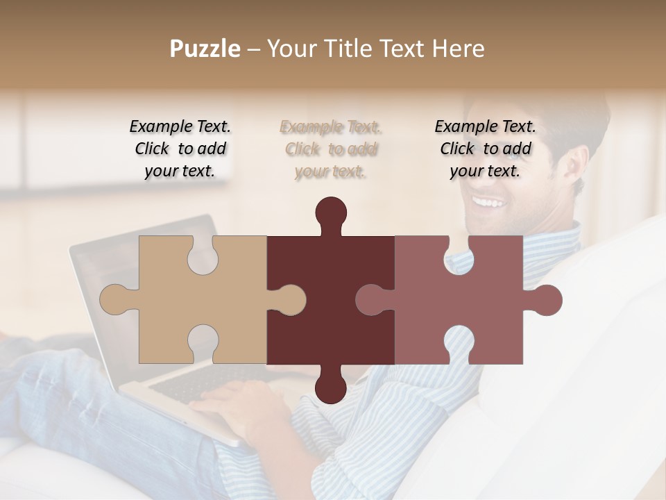 Aquarium Female Snorkeler PowerPoint Template