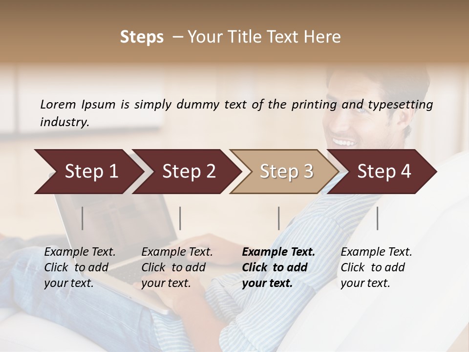 Aquarium Female Snorkeler PowerPoint Template