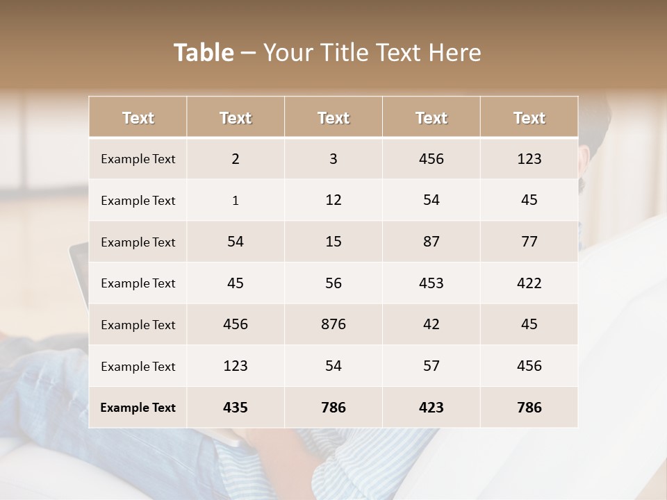 Aquarium Female Snorkeler PowerPoint Template