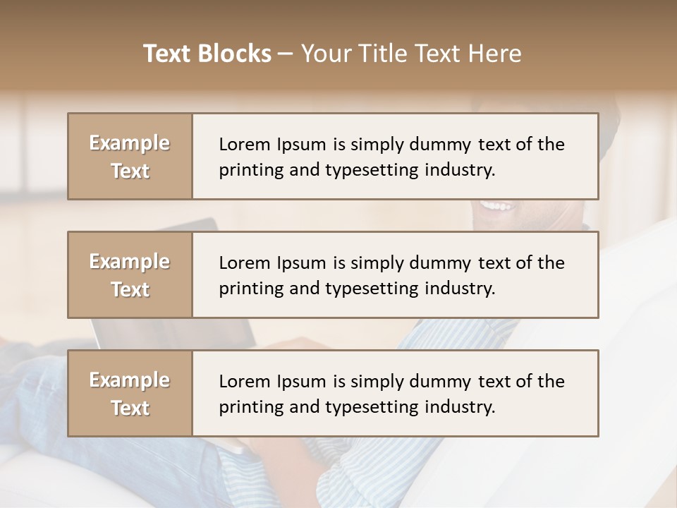 Aquarium Female Snorkeler PowerPoint Template