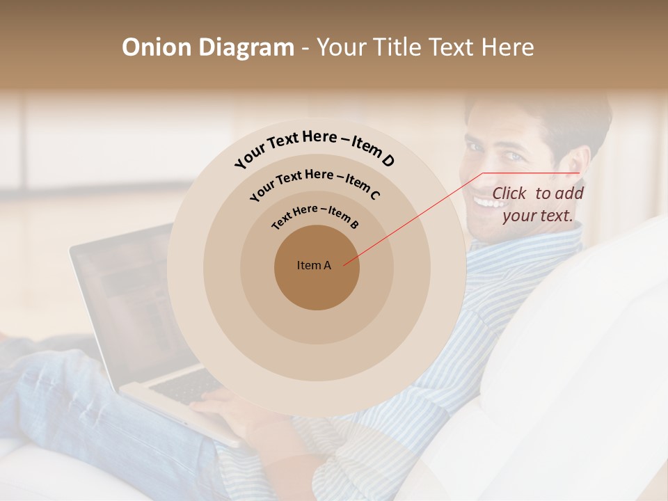 Aquarium Female Snorkeler PowerPoint Template