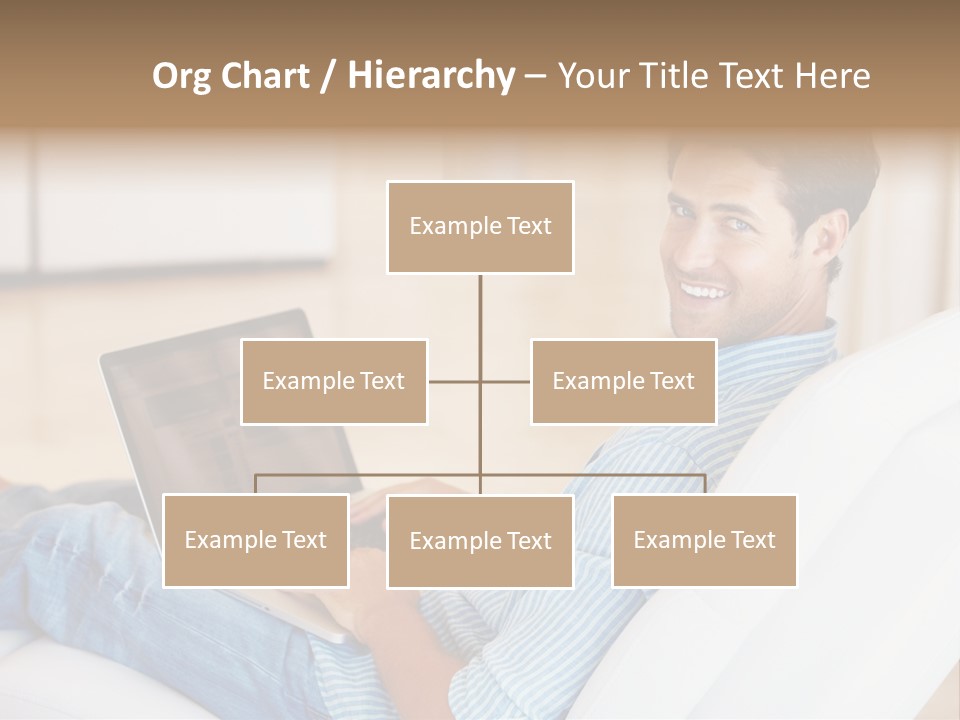 Aquarium Female Snorkeler PowerPoint Template