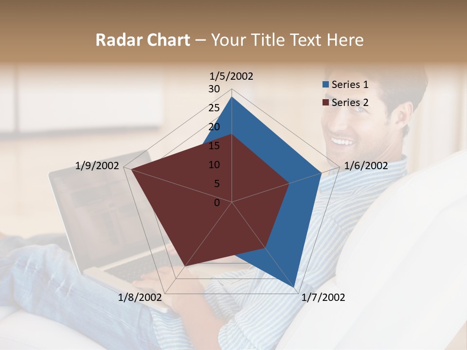 Aquarium Female Snorkeler PowerPoint Template