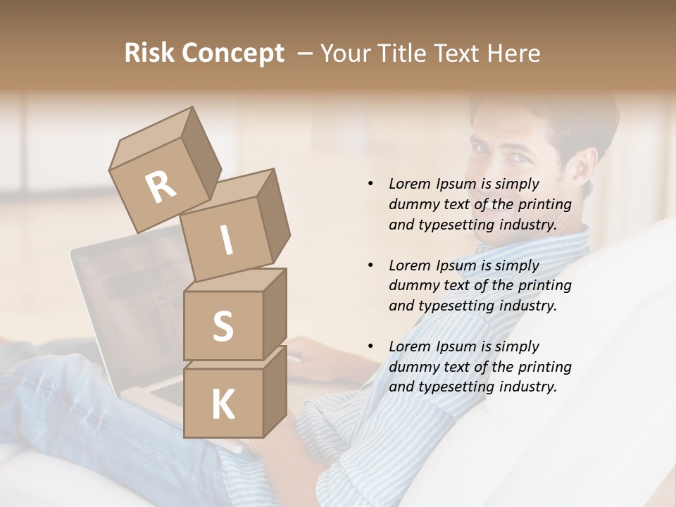 Aquarium Female Snorkeler PowerPoint Template