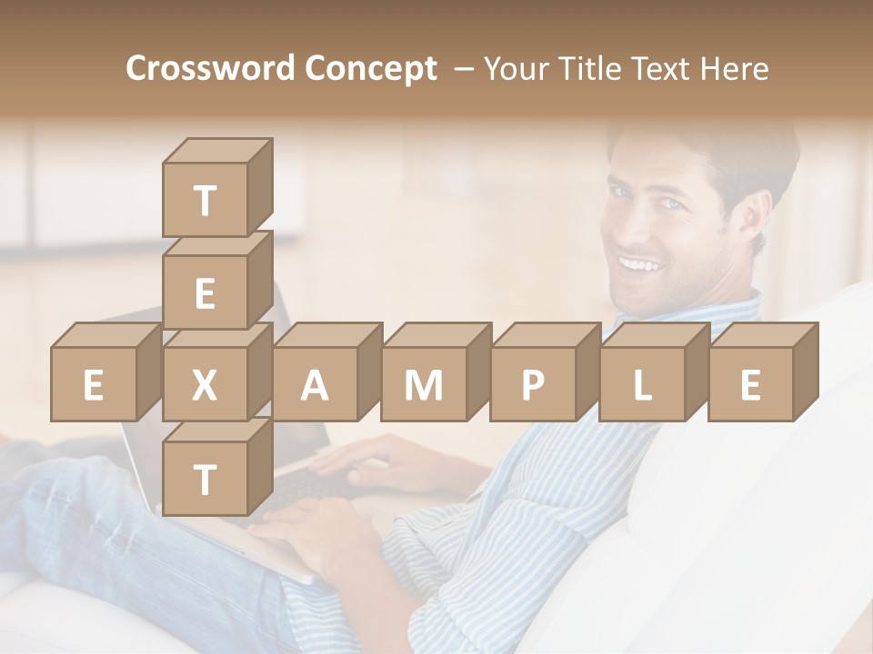 Aquarium Female Snorkeler PowerPoint Template