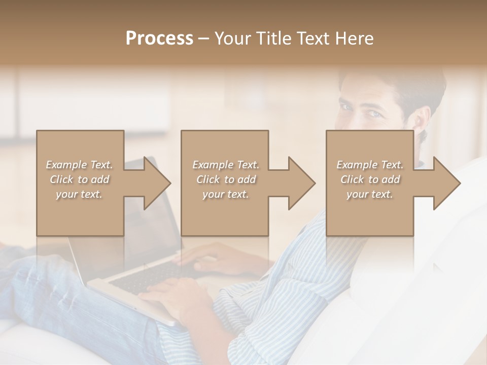 Aquarium Female Snorkeler PowerPoint Template