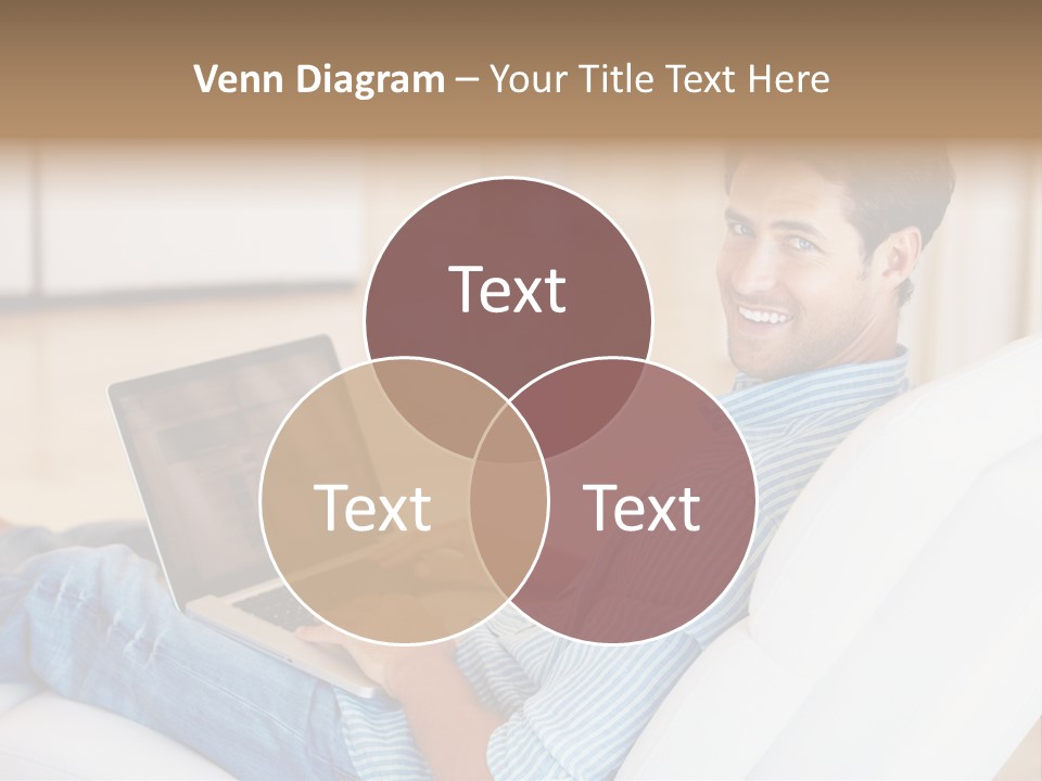 Aquarium Female Snorkeler PowerPoint Template