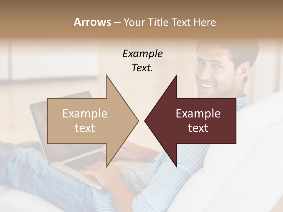 Aquarium Female Snorkeler PowerPoint Template