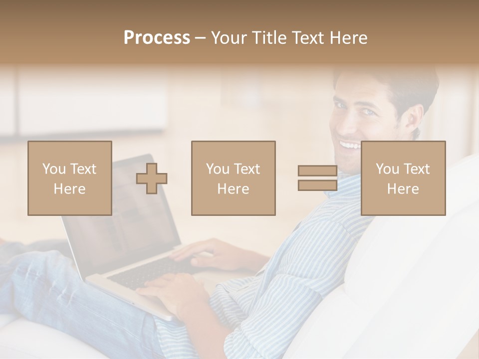 Aquarium Female Snorkeler PowerPoint Template