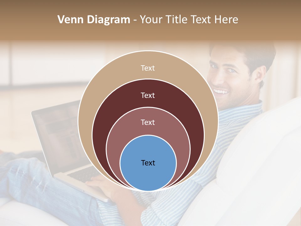 Aquarium Female Snorkeler PowerPoint Template