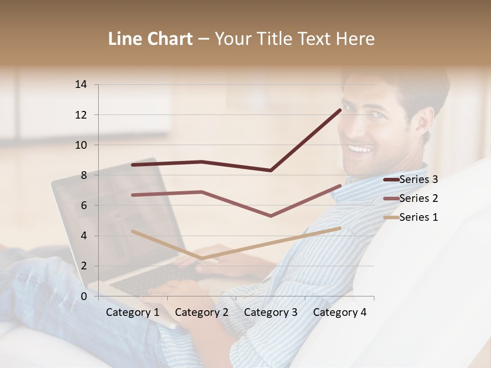 Aquarium Female Snorkeler PowerPoint Template