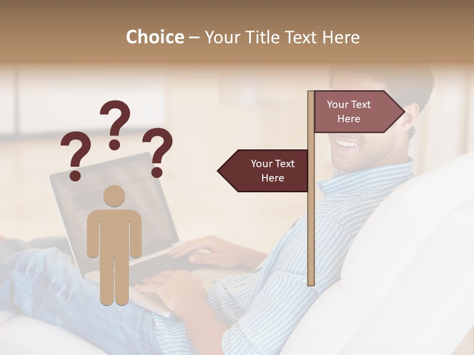 Aquarium Female Snorkeler PowerPoint Template