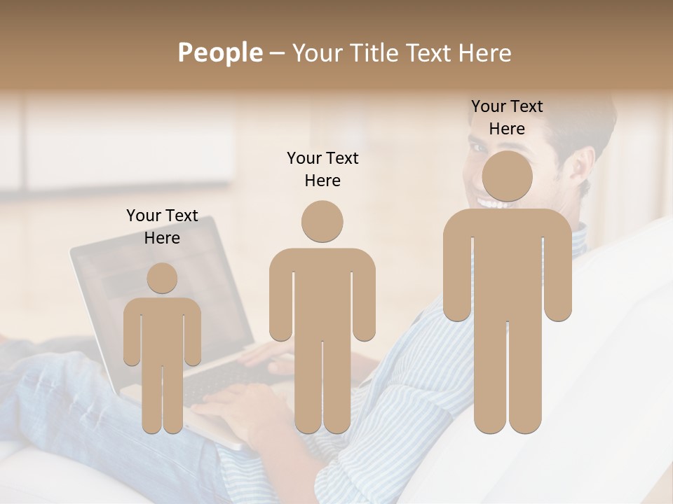 Aquarium Female Snorkeler PowerPoint Template