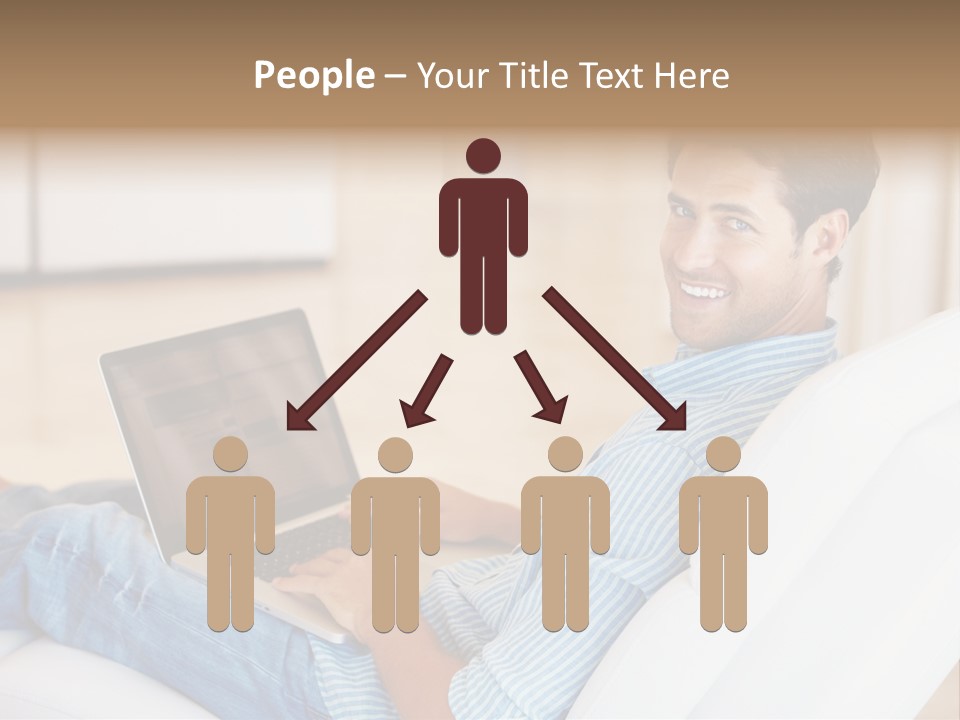 Aquarium Female Snorkeler PowerPoint Template