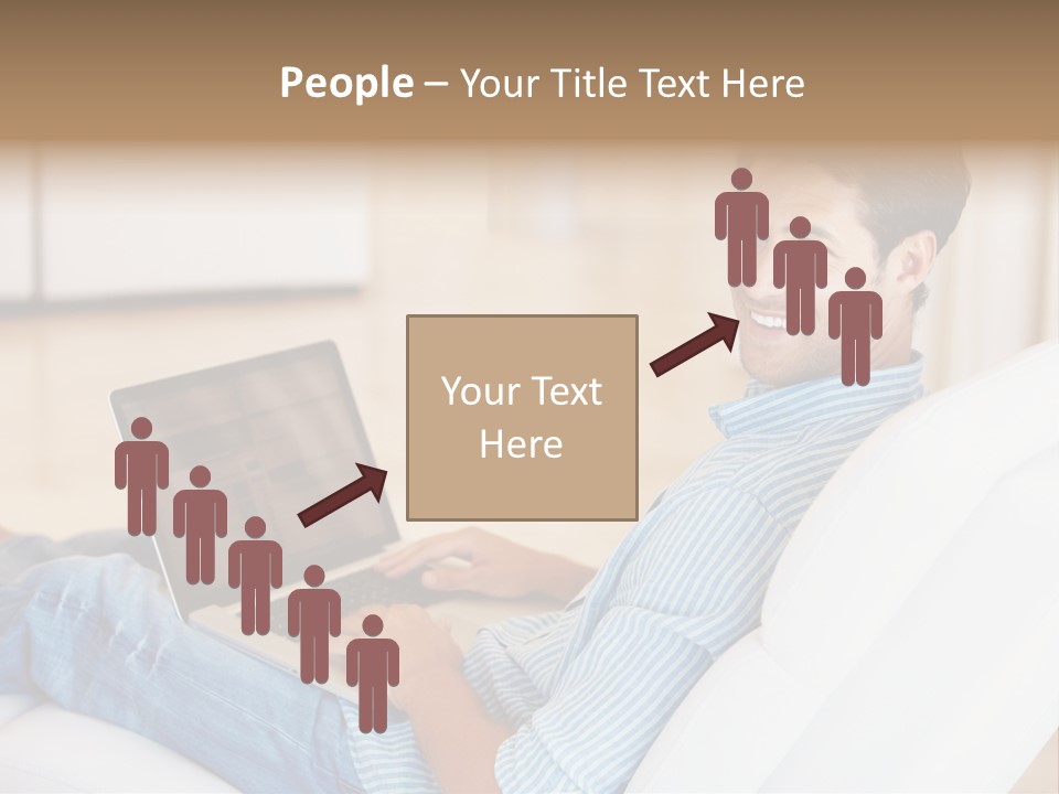 Aquarium Female Snorkeler PowerPoint Template