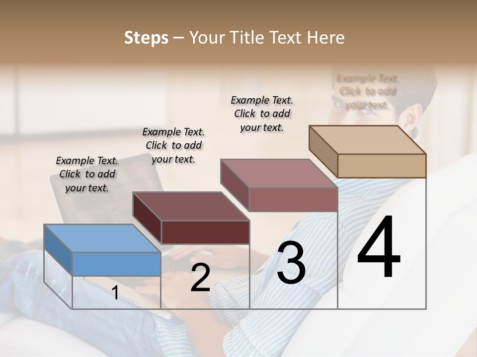Aquarium Female Snorkeler PowerPoint Template