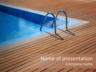 Deck Cement Tranquil PowerPoint Template