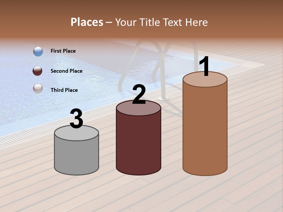 Deck Cement Tranquil PowerPoint Template