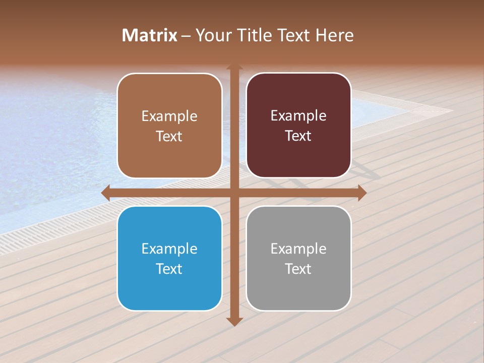 Deck Cement Tranquil PowerPoint Template