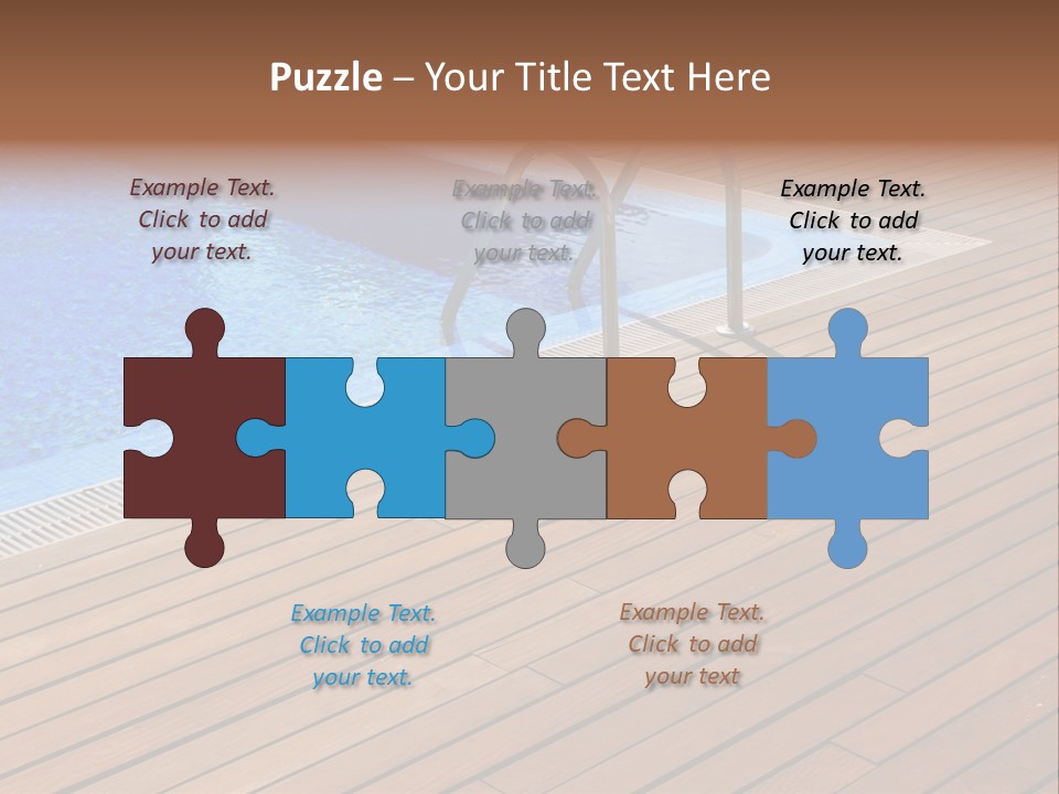 Deck Cement Tranquil PowerPoint Template