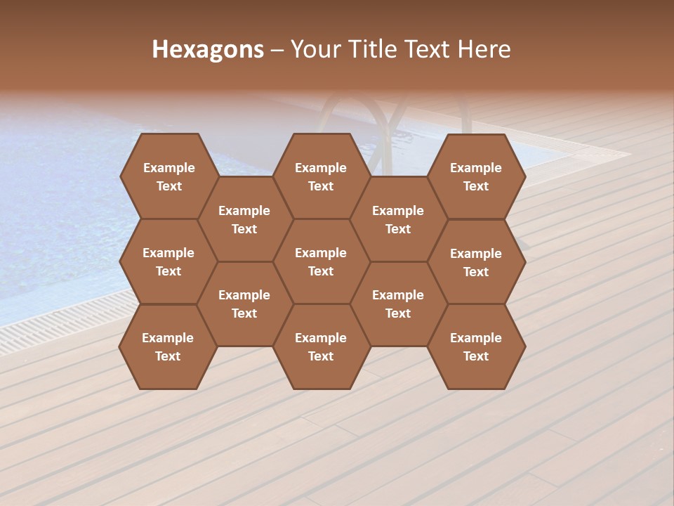 Deck Cement Tranquil PowerPoint Template