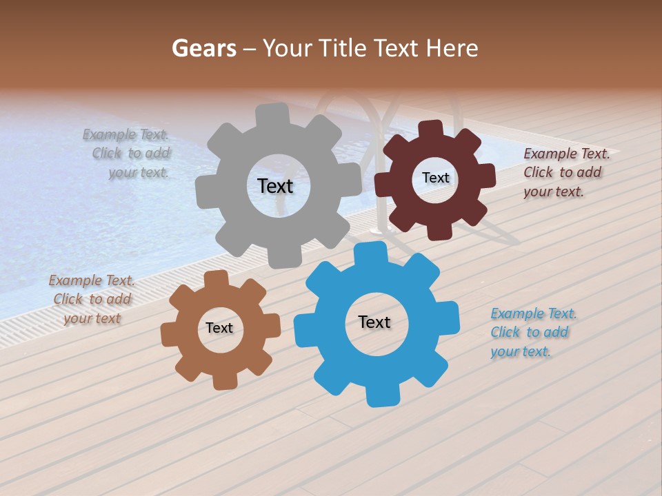 Deck Cement Tranquil PowerPoint Template