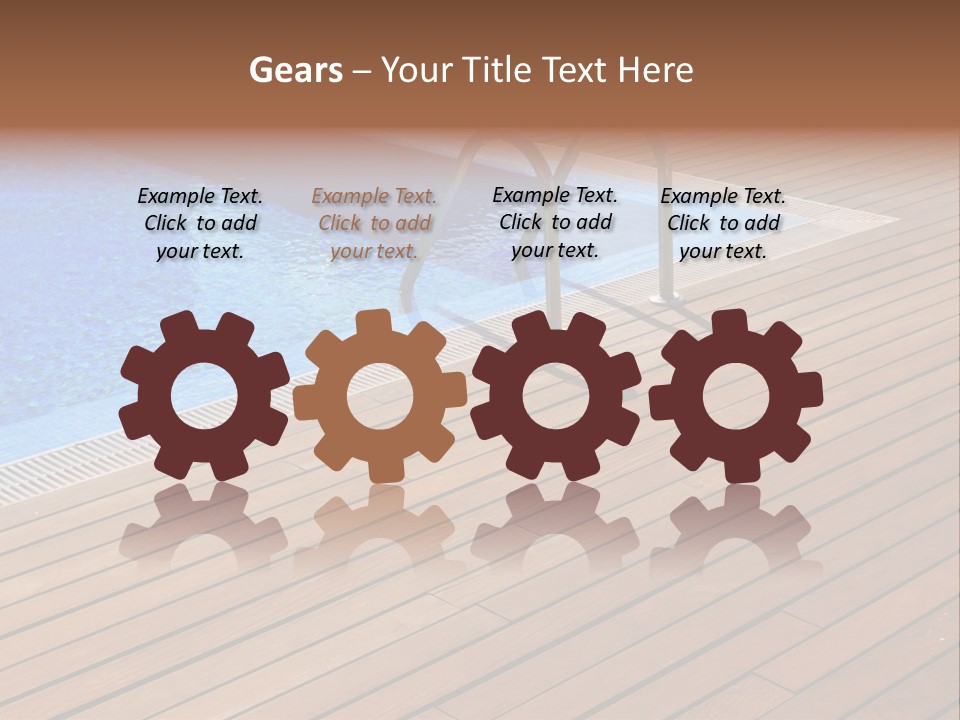 Deck Cement Tranquil PowerPoint Template