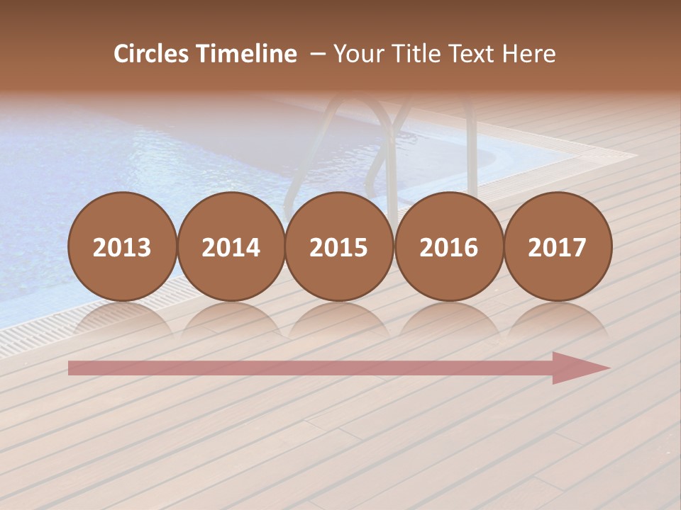 Deck Cement Tranquil PowerPoint Template